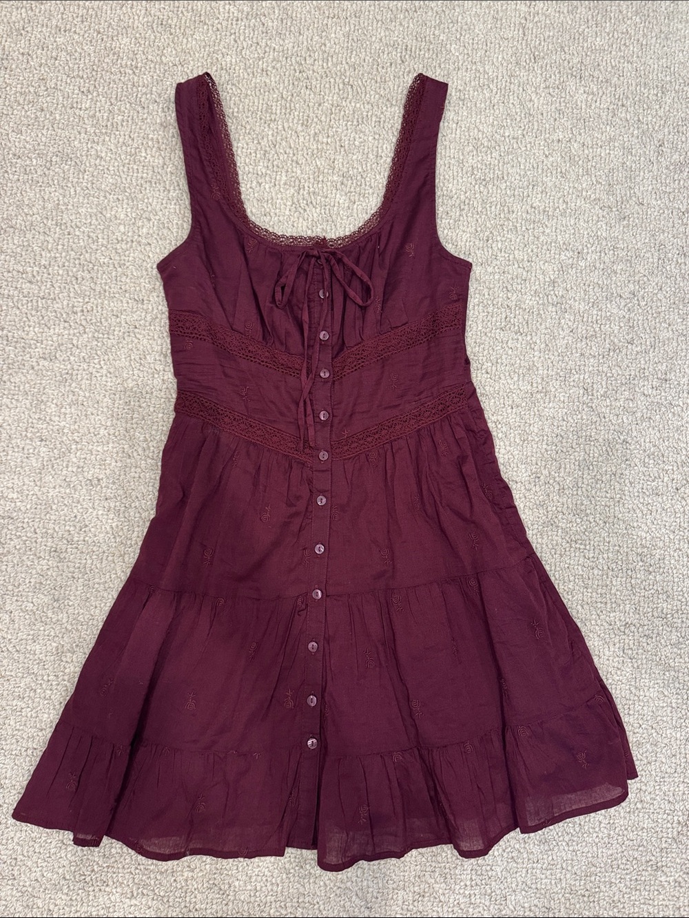 Gap burgundy dress